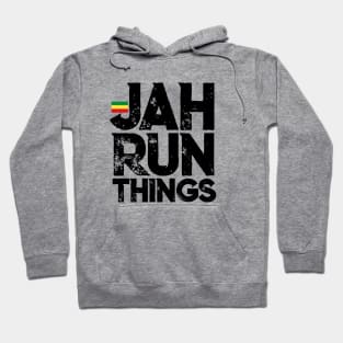 Jah Run Things Rasta Reggae Rastafari Hoodie